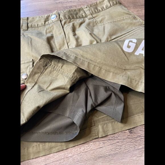 Pearly Gates Golf Green Khaki Cargo Skirt Size Small - Picture 3 of 6